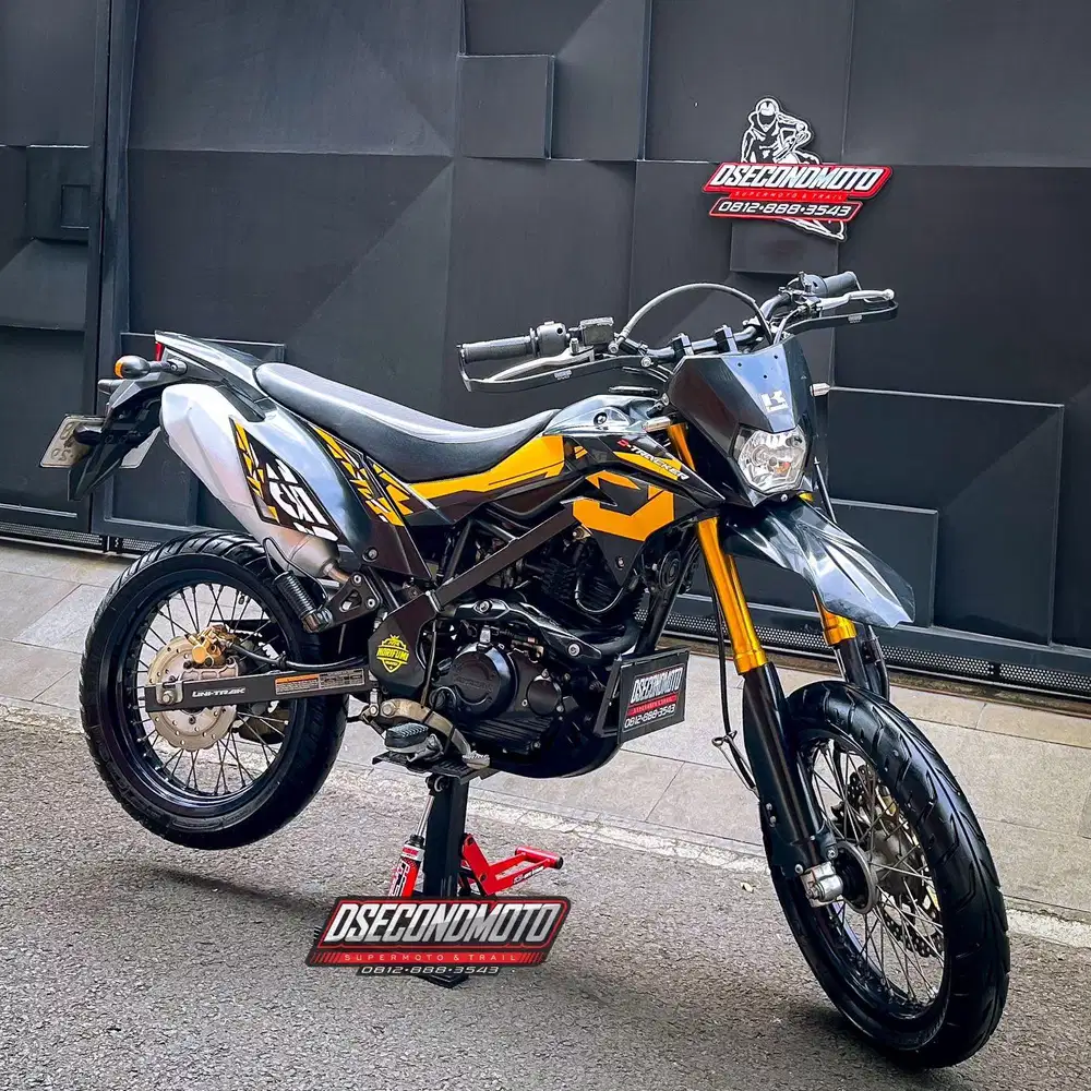 KAWASAKI DTRACKER 150‼️ SUPERMOTO TRAIL SIAP TOURING TRABAS RALLY
