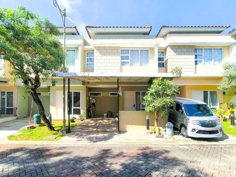 Rumah SHM 2 Lt Hadap Selatan 7 Mnt ke Summarecon Mall Serpong J-31568