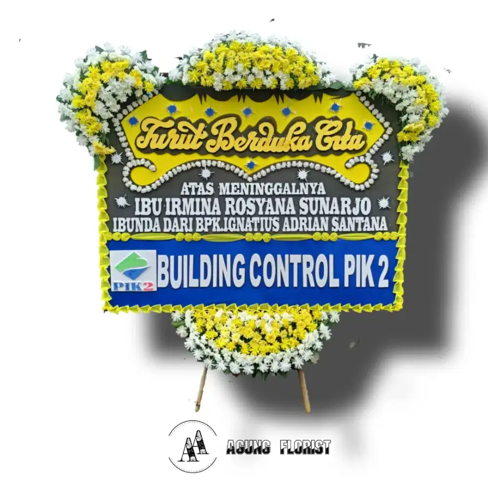 Karangan bunga papan