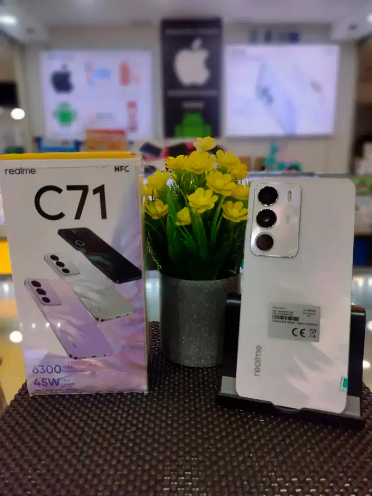 Realme c71 8/128 mulus lengkap