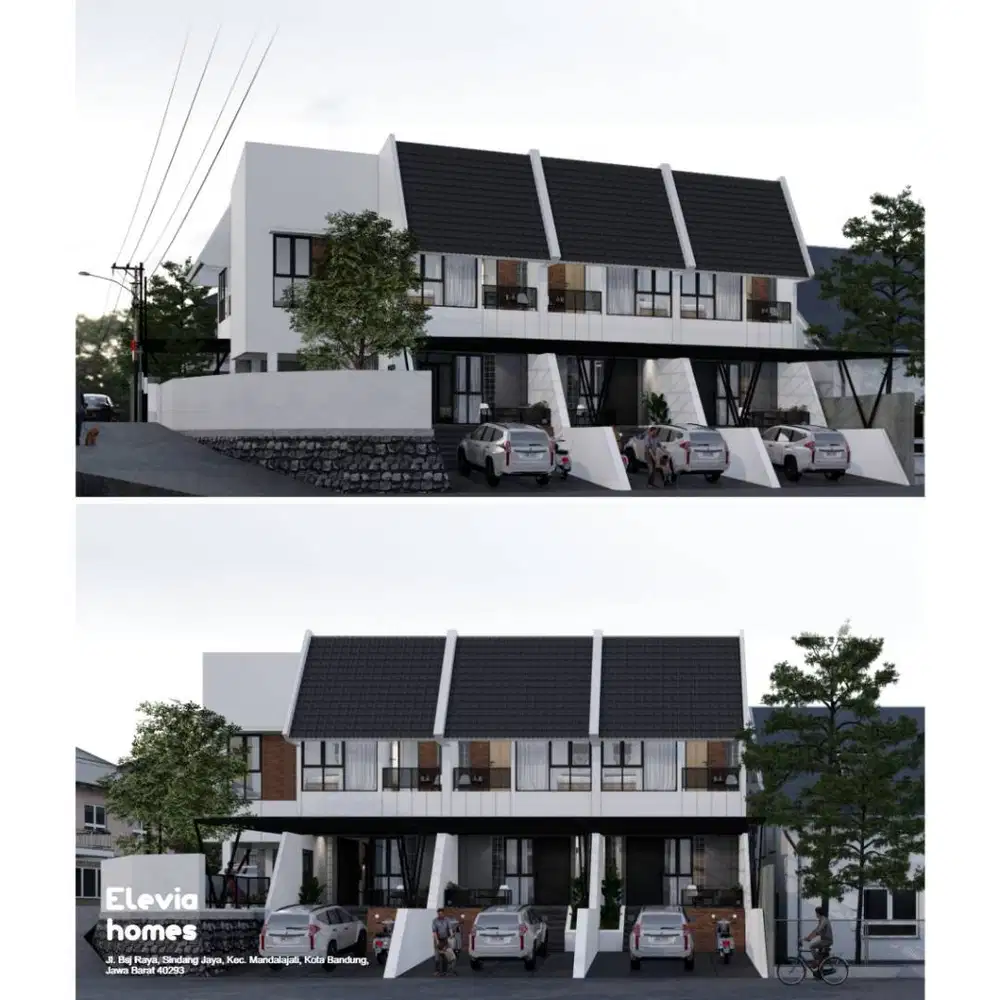 RUMAH KOTA BANDUNG 3KT DESAIN KONTEMPORER