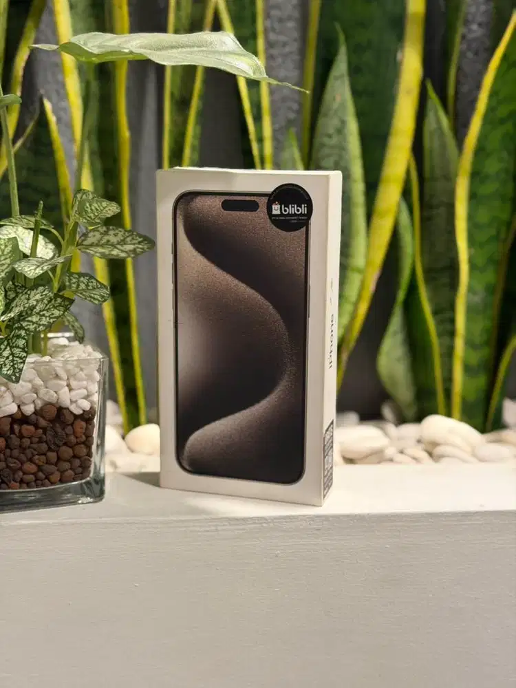 iPhone 15 Pro Max Natural Titanium 256GB ex Blibli