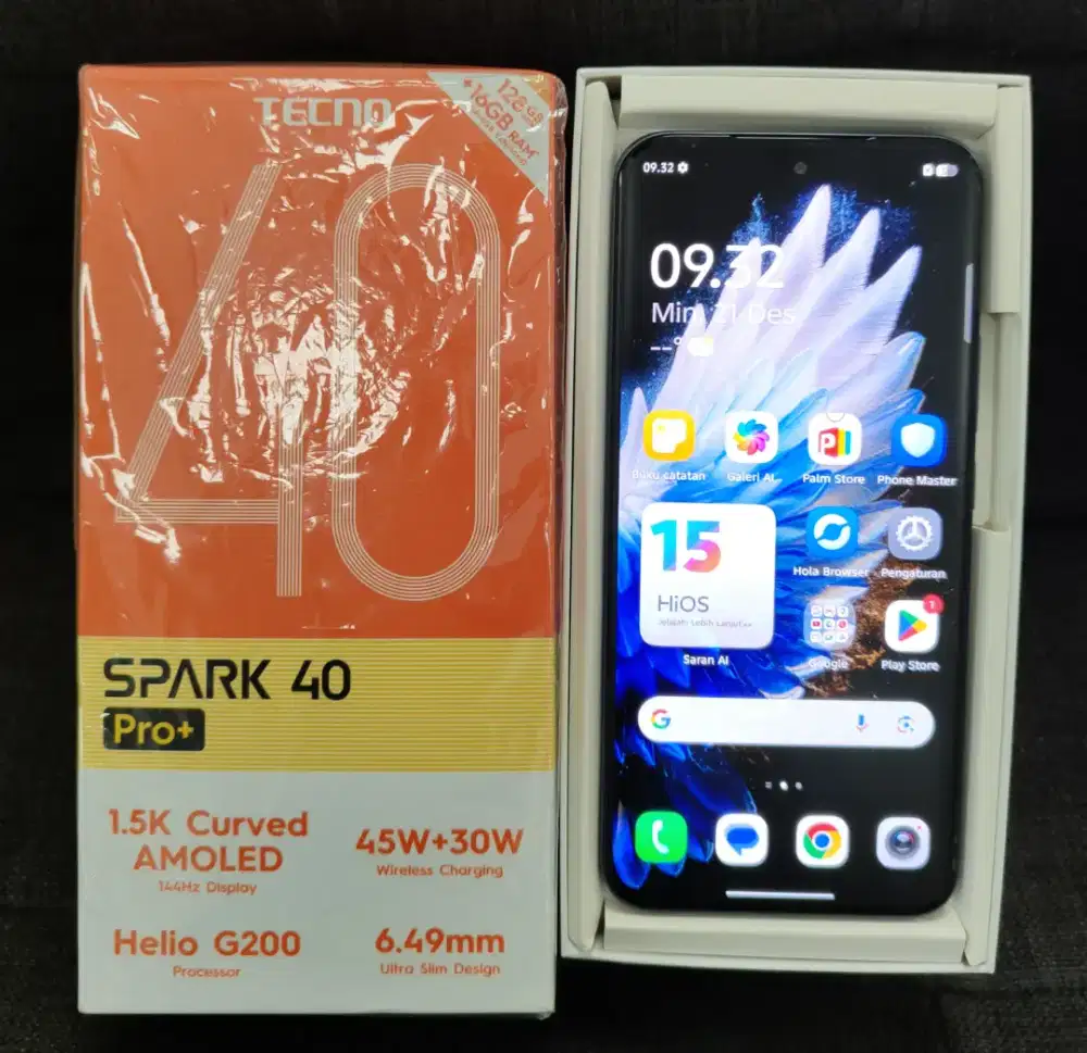 Tecno 40 pro+ ram 8/128