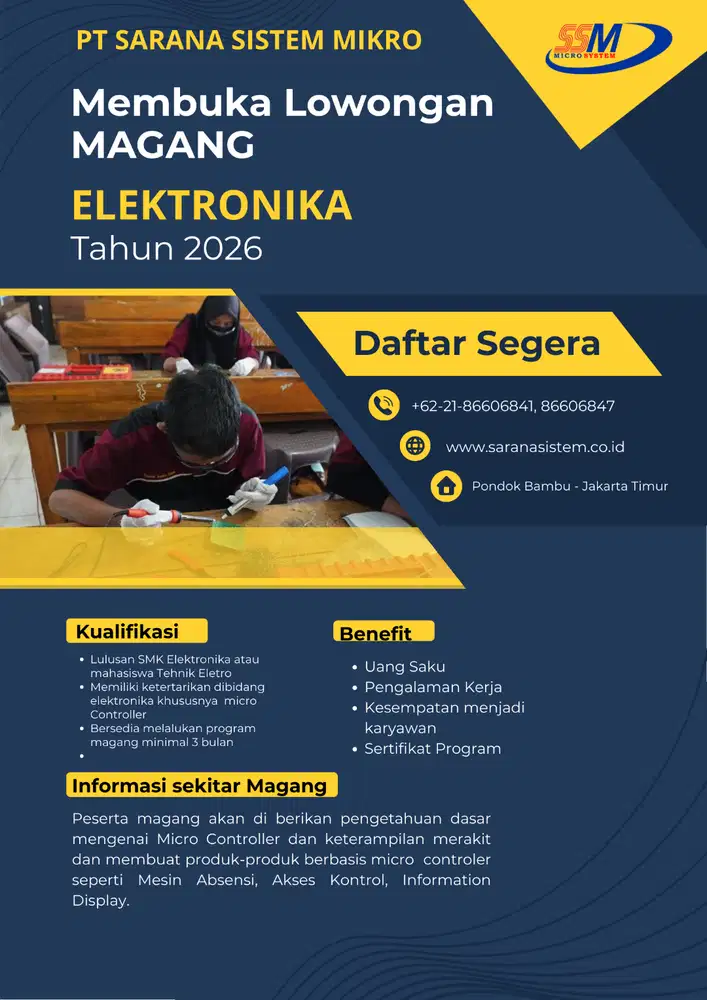 Lowongan Magang Bagian Produksi