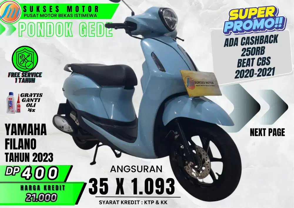 DP 400 AJA GRAN FILANO TH 2023 PROSES KREDIT CEPAT MUDAH BERGARANSI