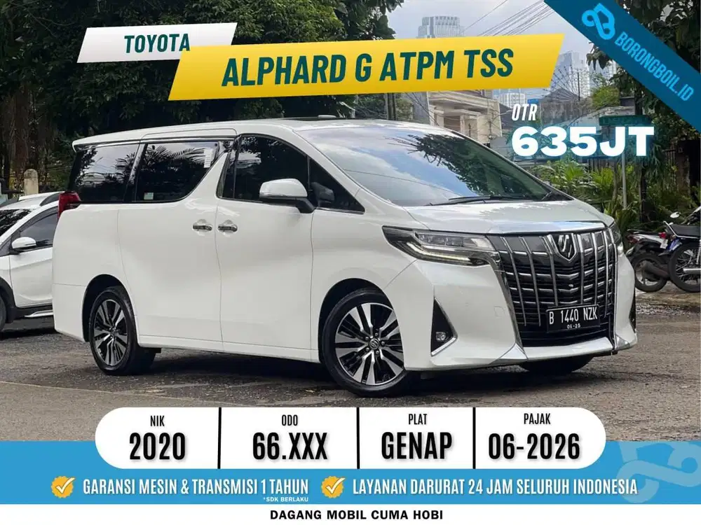 Toyota Alphard G ATPM TSS 2020 Putih