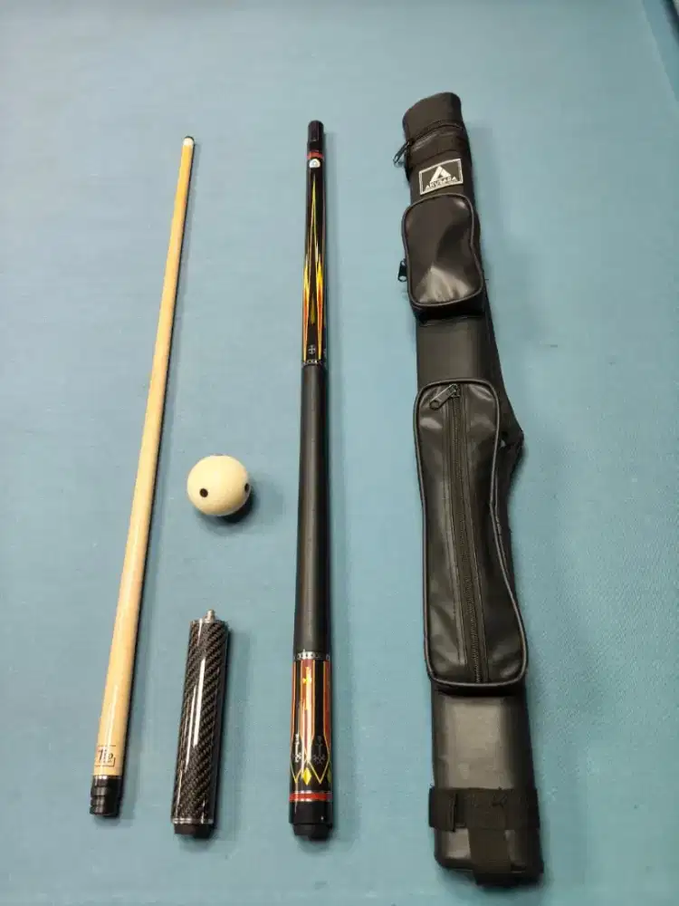 Stick Billiard Fury TY Knight Red Lengkap