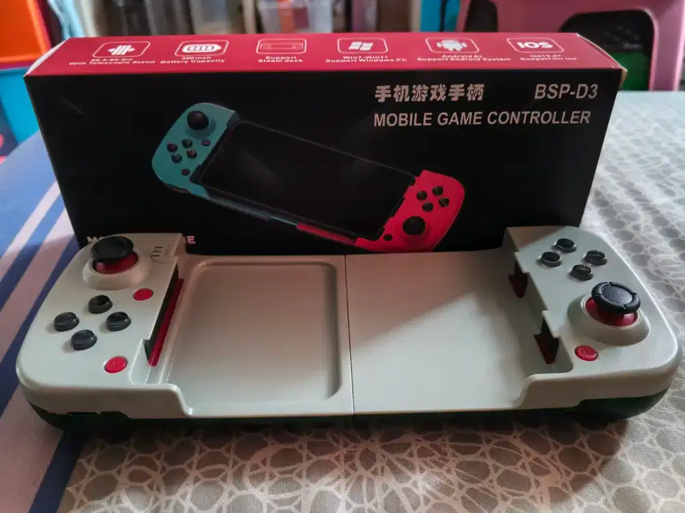 Gamepad D3 warna coklat muda