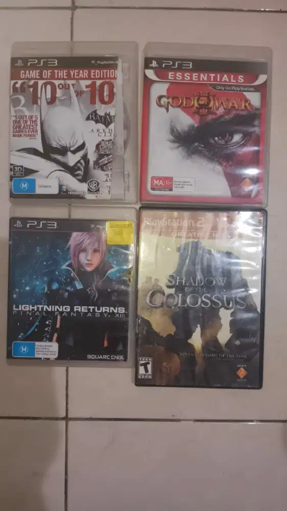 Jual kaset bekas PS3 original