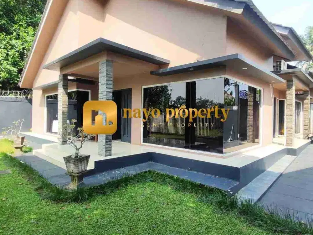 Rumah Villa Desain Mewah Dalam Pedesaan di Tajur Halang Bogor