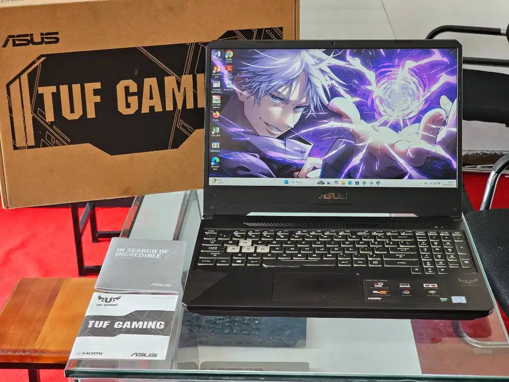 ASUS TUF FX505GT intel core i5 gen 9 Ram 16 GB SSD 512 GB Nvidia GTX 1