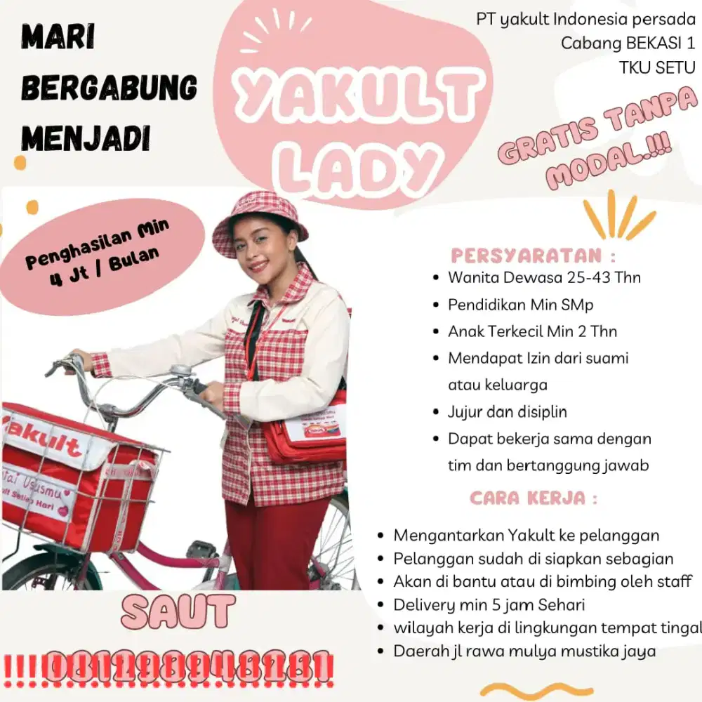 Lowongan Yakult Lady