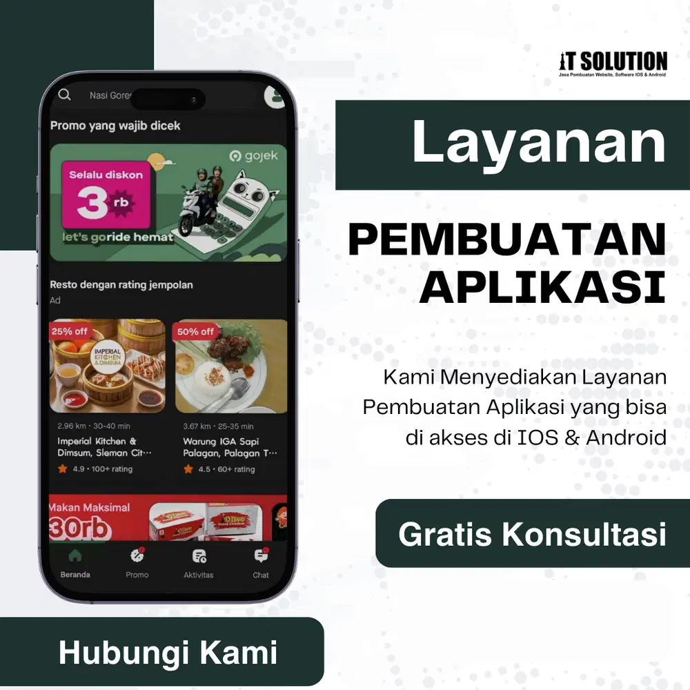 Layanan Pembuatan Aplikasi Profesional & Premium