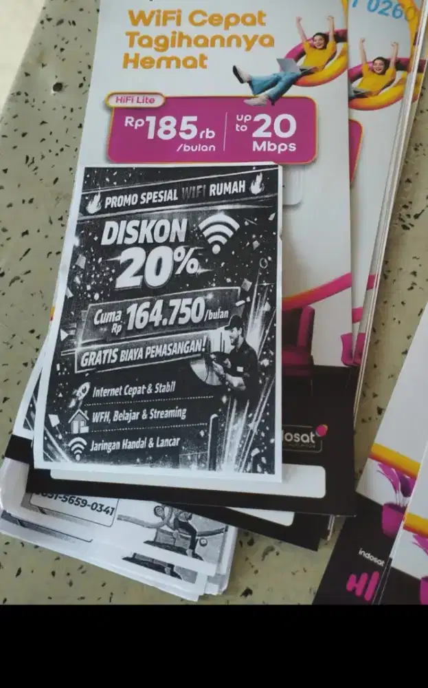 Promo wifi Internet utk wilayah tercover