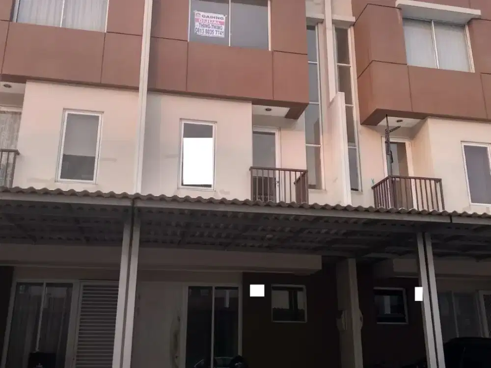 Ss.2735- Murah !! Dijual Rumah Siap Huni Minimalis Luas 45 di Cluster Winterville Sedayu City Hadap Barat Daya