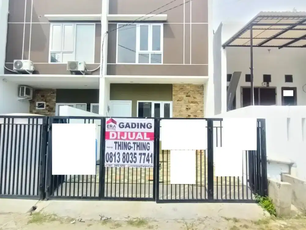 Ss.1955- Murah!! Dijual Rumah Brand New Minimalis 4,5 x 15 Siap Huni di Gading Griya Residence Hadap Selatan