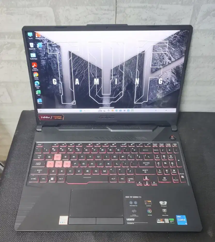 ASUS TUF GAMING FX506H I5-11400H RTX 2050 4GB FULLSET