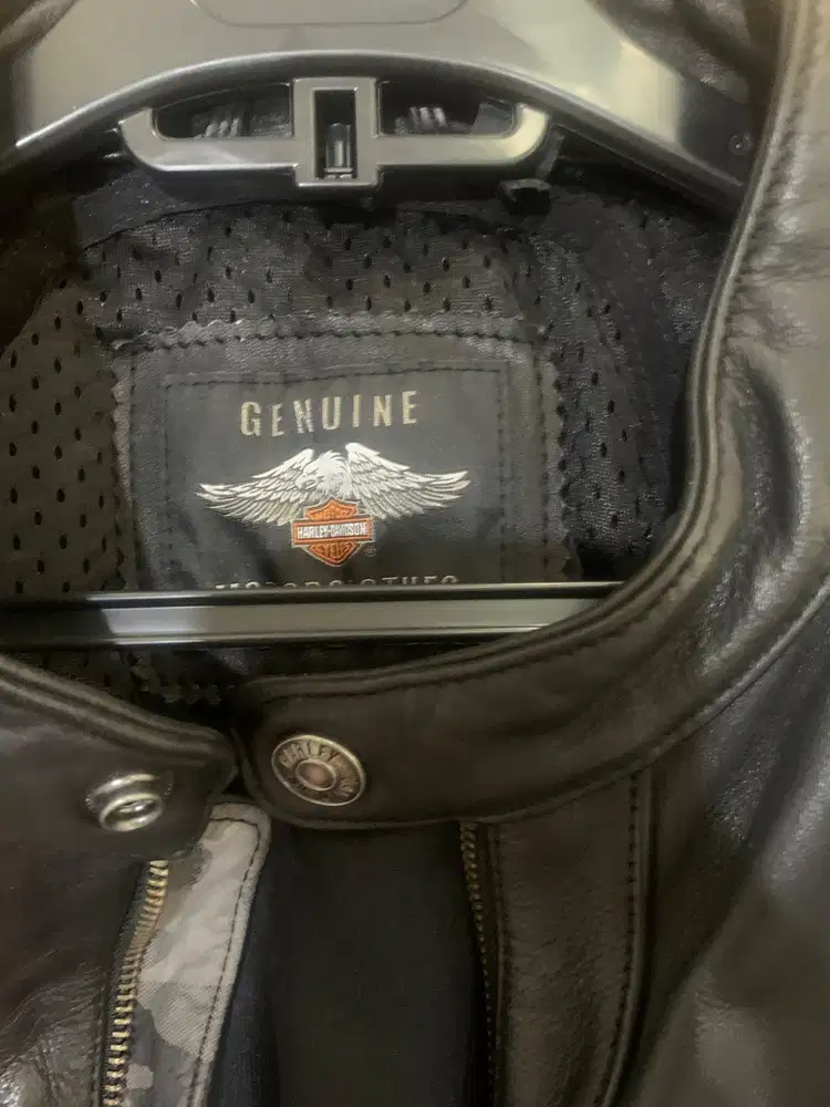 Jaket kulit asli harley davidson like new