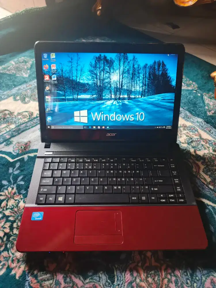 laptop acer ram 10gb layar 14 inc siap pake no minus (Nego)