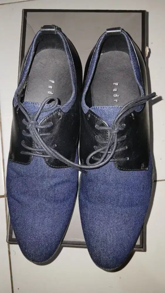 Sepatu Pedro Dress/Lace Upwarna Blue Jean