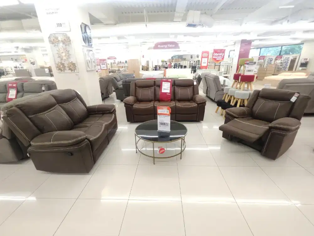 Promo sofa set recliner