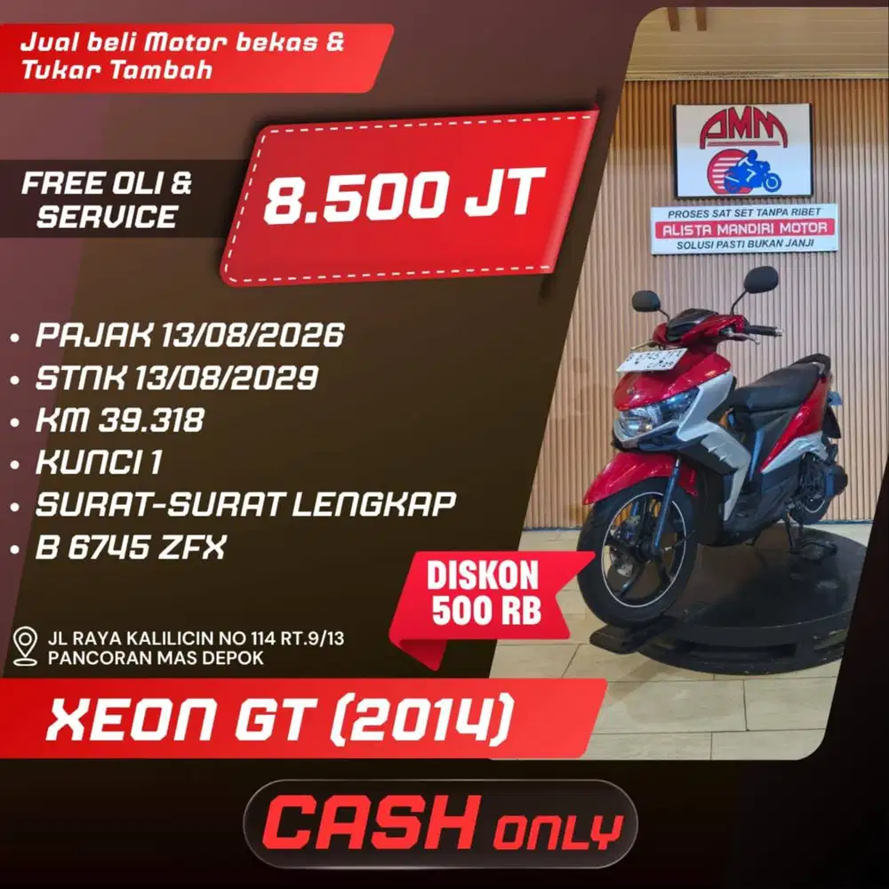 XEON GT 2014 PAJAK HIDUP CC 0% KREDIVO TOKPED SPAYLATER INDODANA GOPAY