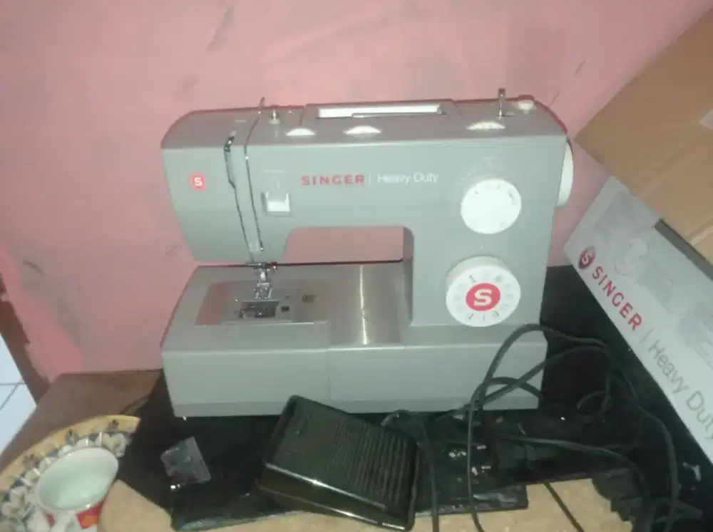 Jual mesin Portable singer heavy duty 4432