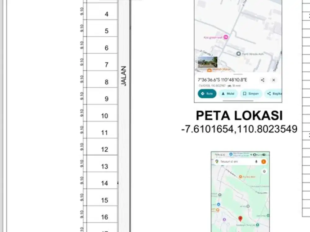 tanah kavlingangan paling murah di solobaru pinggir jln raya hadap timur lingkungan elite