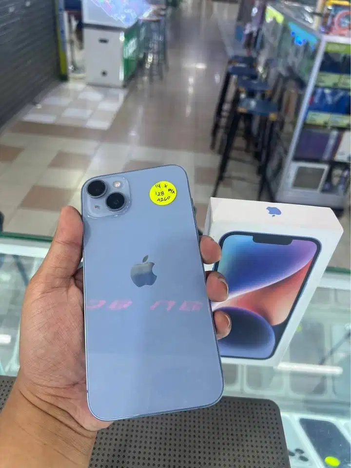Iphone 14 PLUS 128 IBOX (Sierra Blue) Fullset Joss