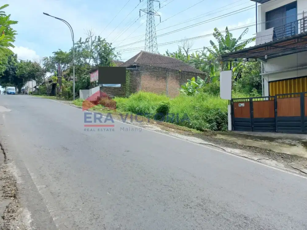 Tanah Strategis Pinggir Jalan Provinsi Malang Dekat UNMER Potensi Komersial
