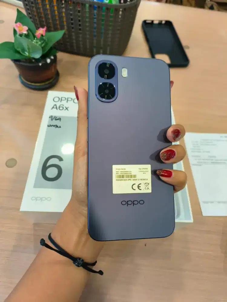 OPPO A6X 4/128 NEW SERIES BERGARANSI RESMI SIAP ANTAR