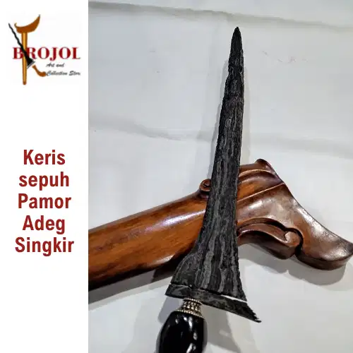 Keris Sepuh Brojol pamor Adeg Singkir Pusaka Era Blambangan