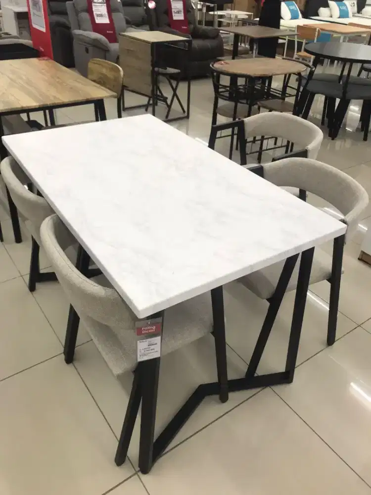 PROMO CICILAN SET MEJA MAKAN TANPA DP FREE 2X