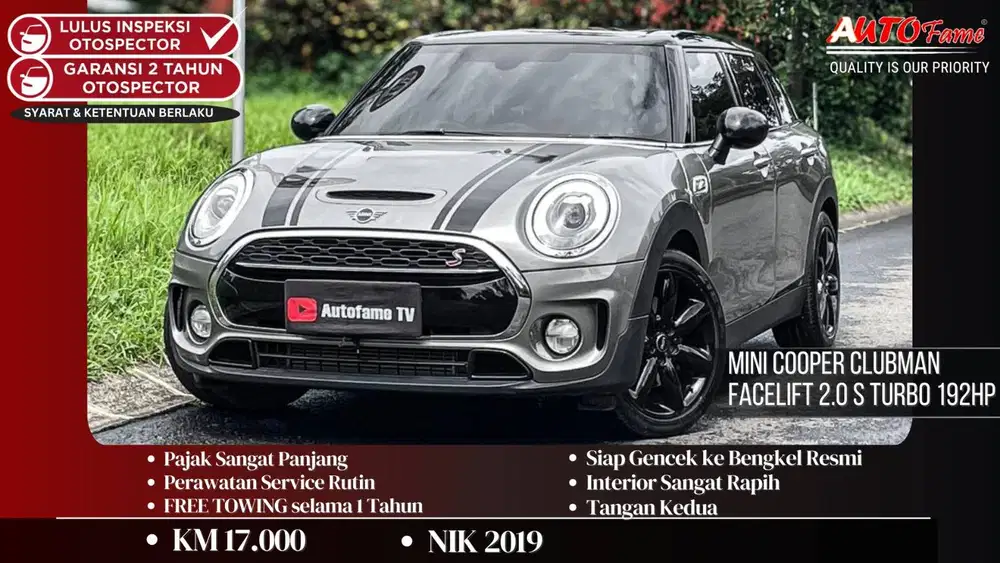 Mini Cooper Clubman Facelift 2.0 S Turbo 192HP NIK 2019