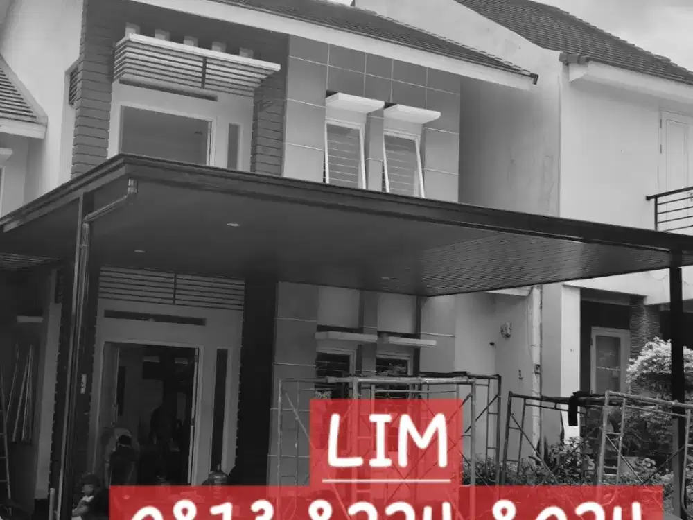 DIJUAL RUMAH BAGUS RANGKA BAJA RINGAN LT 144 SIAPHUNI KOTA WISATA CIBUBUR BOGOR