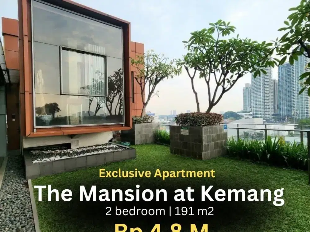 Dijual Apartment The Mansion Kemang 191 m2 - Pool View!