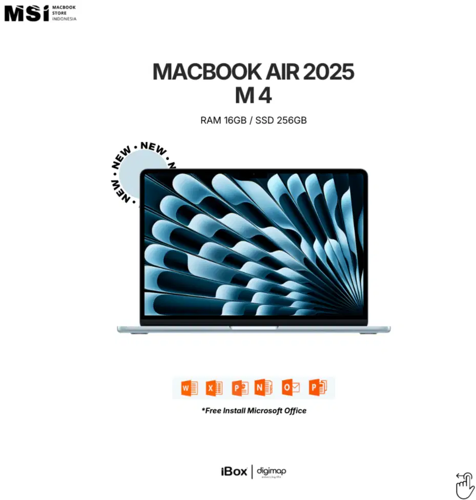 MacbookMacbook Air 2024 - M4 - 16/256GB