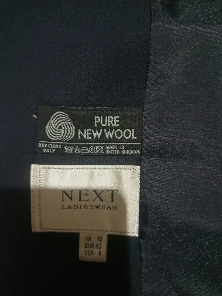 Jas Blazer Biru Tua NEXT