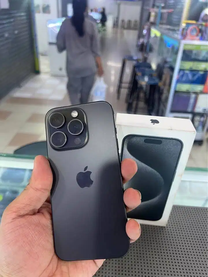 Iphone 15 PRO 512 IBOX (Black Titanium) Fullset Jossjis