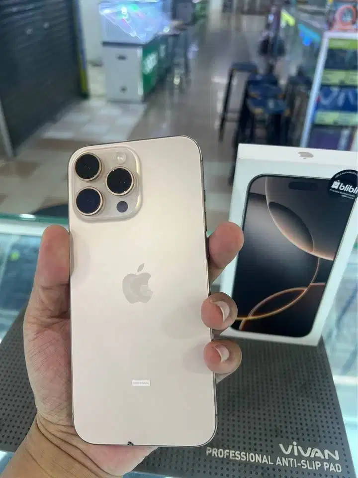 Iphone 16 Promax 256 IBOX (Dessert) garansi mei 2026