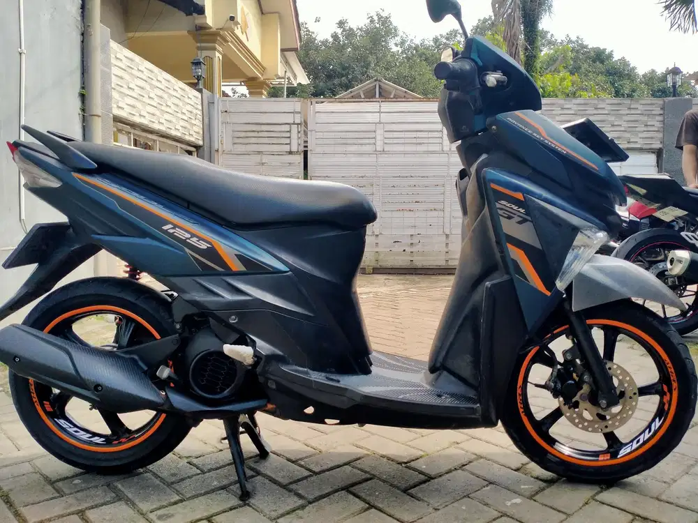 Soul GT 125 blucore pajak hidup lengkap sehat kterangan detail dibawah