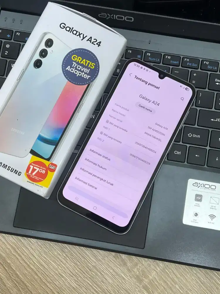 Samsung A24 4g 8/128Gb Resmi Sein
Lengkap Mulusss Nominus .
