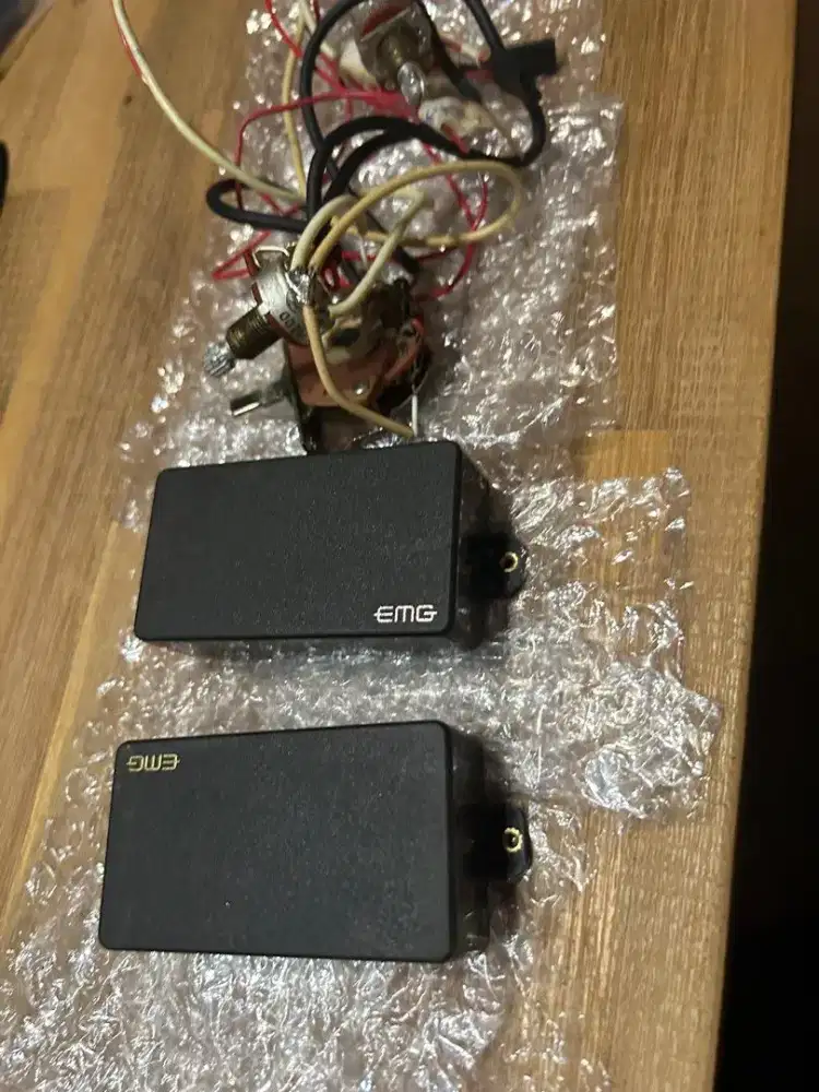 EMG 81/85 Humbucker pickup set gitar audio knob wiring