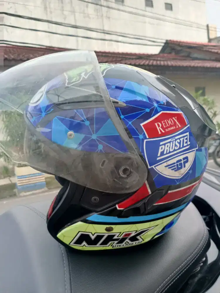Helm nhk r1 double visor murah