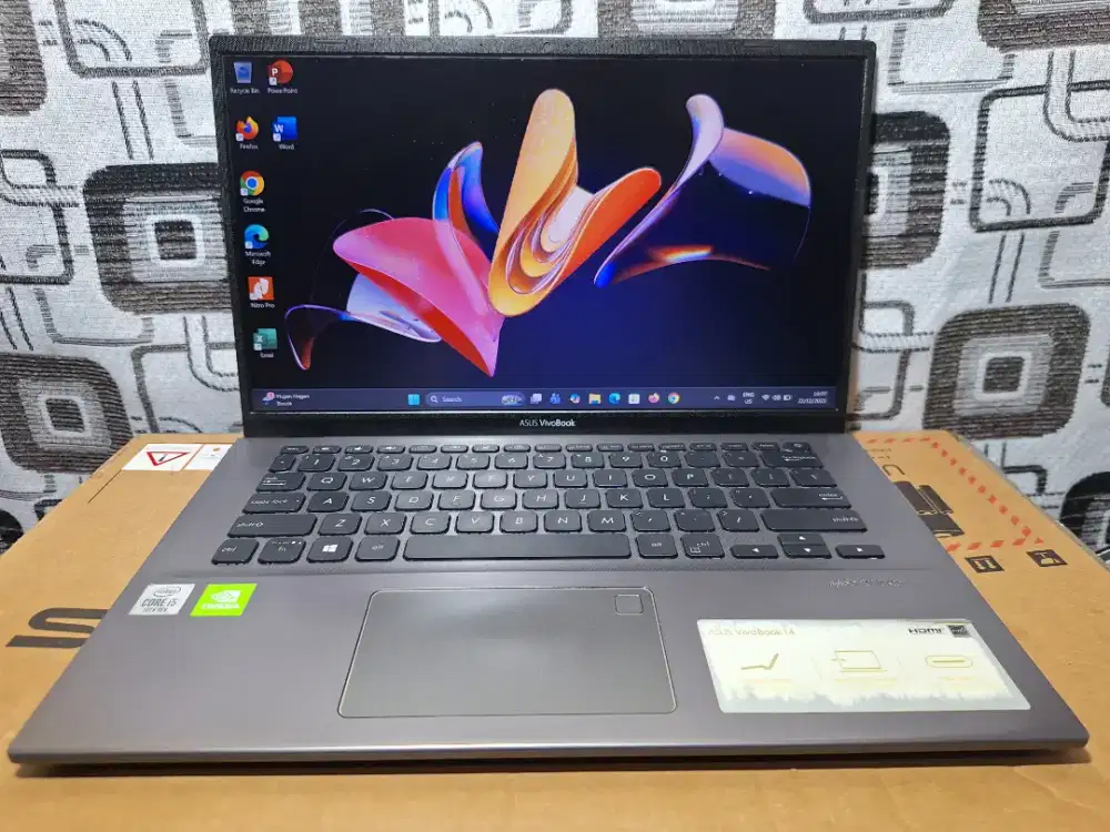 Asus VivoBook X412F Core i5 gen 10 ram 8gb ssd 512gb dual VGA Backlit