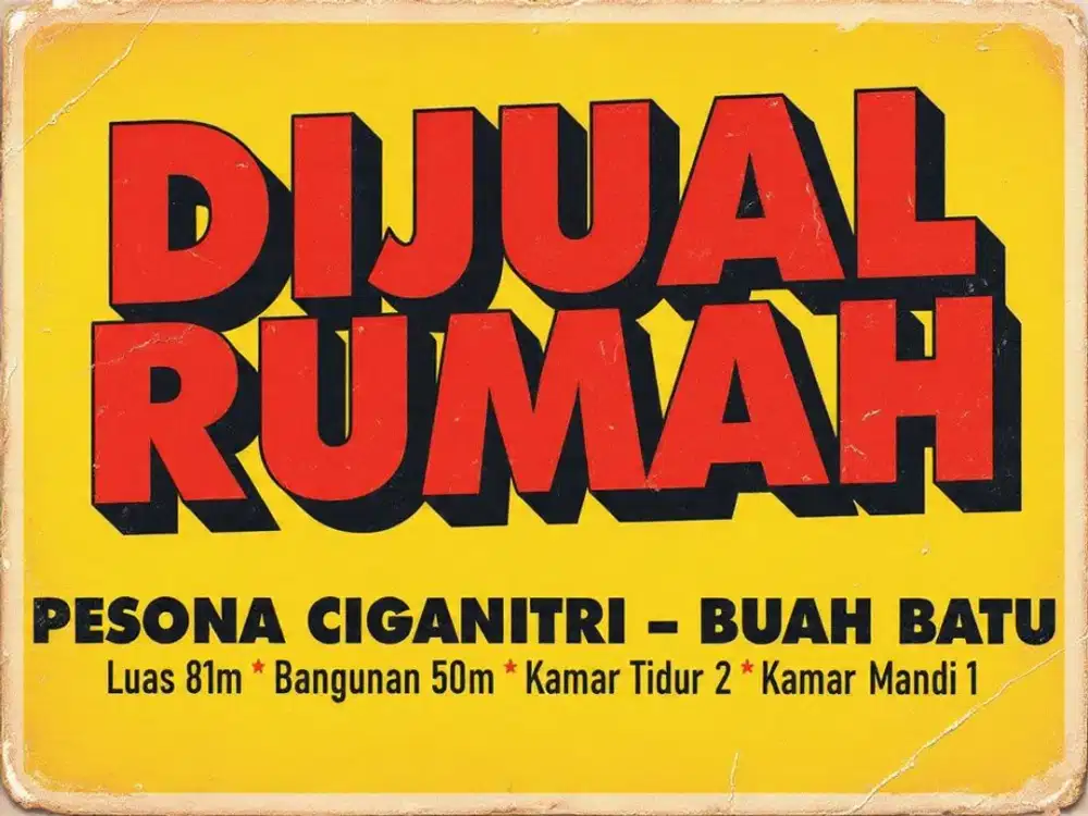 JUAL RUMAH MURAH DI, PESONA CIGANITRI, CIGANITRI, BUAH BATU, BOJONGSOANG,