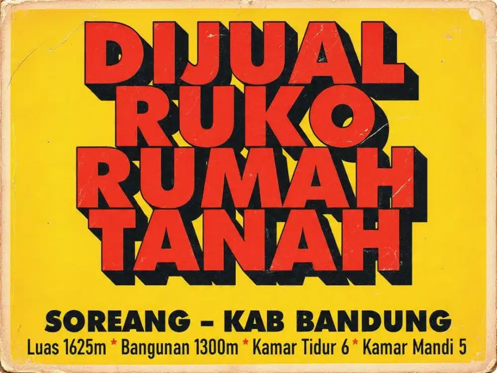 JUAL TANAH BONUS RUMAH DAN RUKO, KOPO, SOREANG, KABUPATEN BANDUNG,BANJARAN,