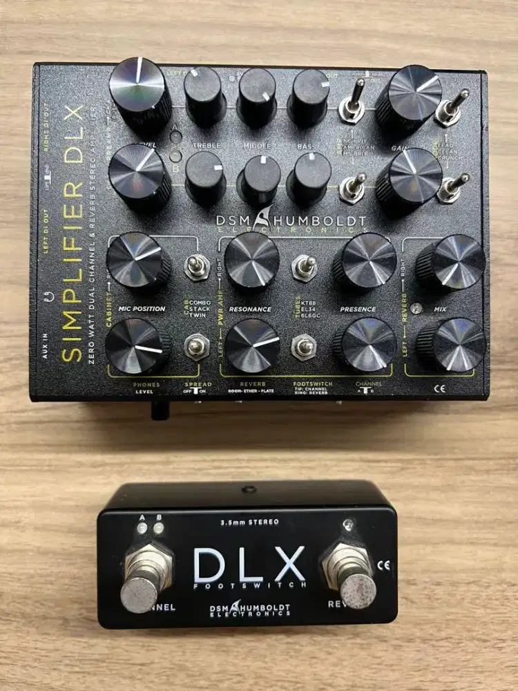 DSM & Humboldt Simplifier DLX Zero Watt pedal ampli analog kabinet
