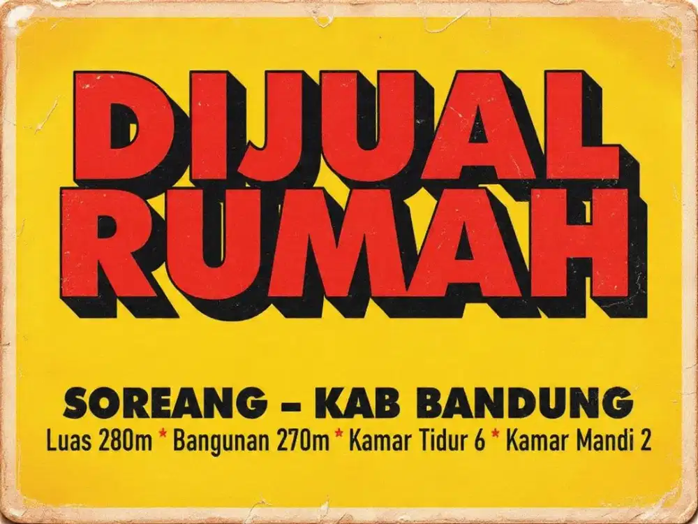 JUAL RUMAH MURAH, SOREANG, KOPO, KAB BANDUNG, CIPATIK, TERS KOPO,