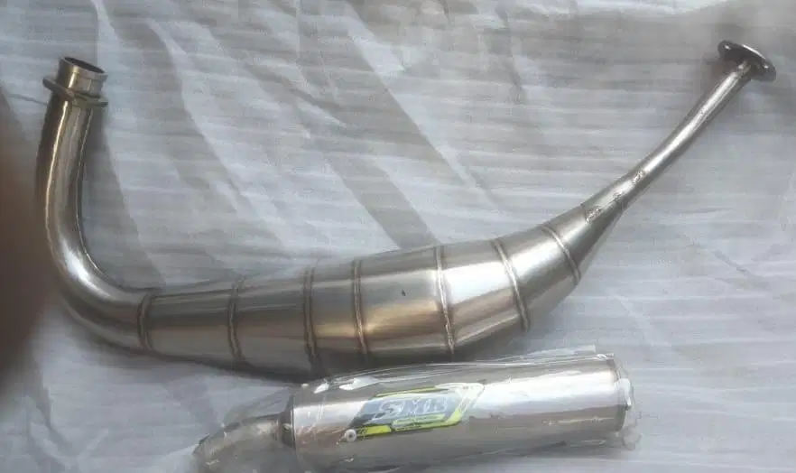 Knalpot SMR Rxking PDK Stainless Leher Plipit